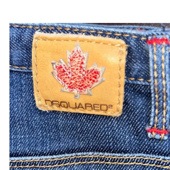 DSQUARED2 Men’s Cotton Blue Jeans size Eu 48 Waist US 34” Adjustable Back - Picture 6 of 7